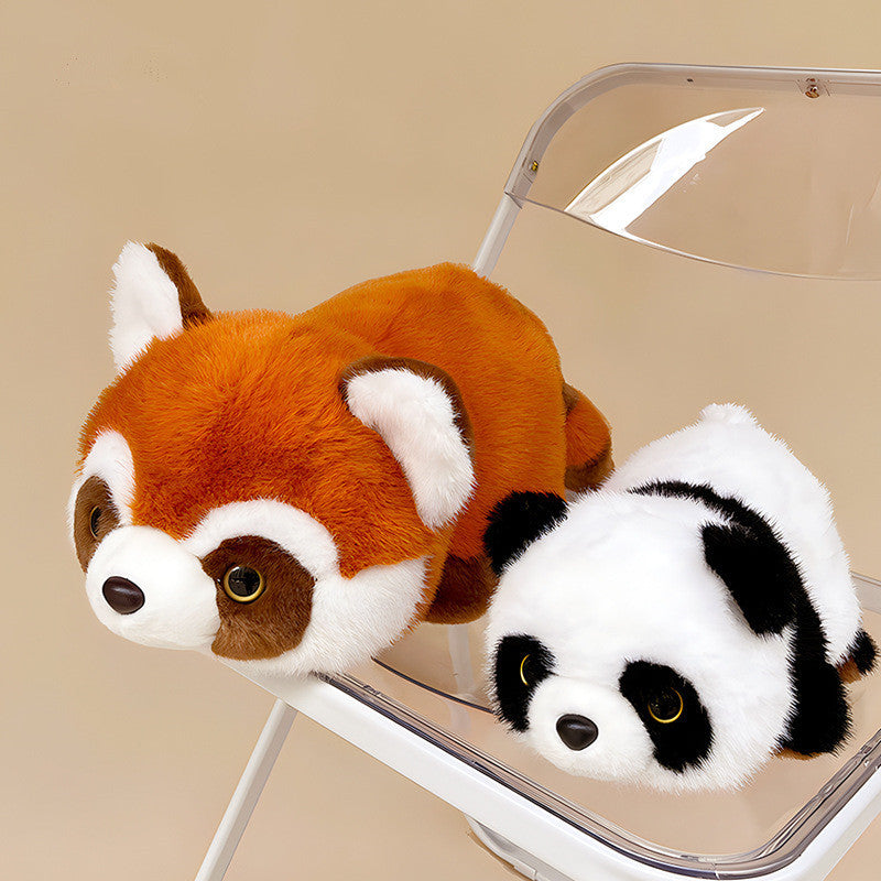 Transformable Panda Plush Toy-From a cute panda into a little red panda