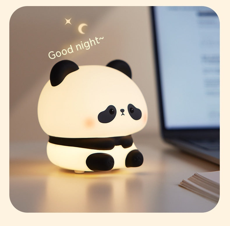 Panda Cute LED Silicone Night Light fuzzzz