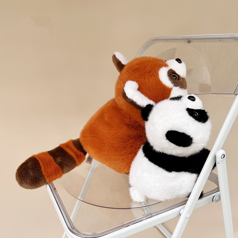 Transformable Panda Plush Toy-From a cute panda into a little red panda