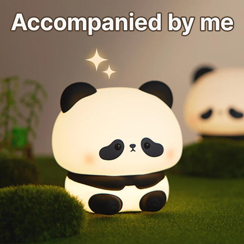 Panda Cute LED Silicone Night Light fuzzzz