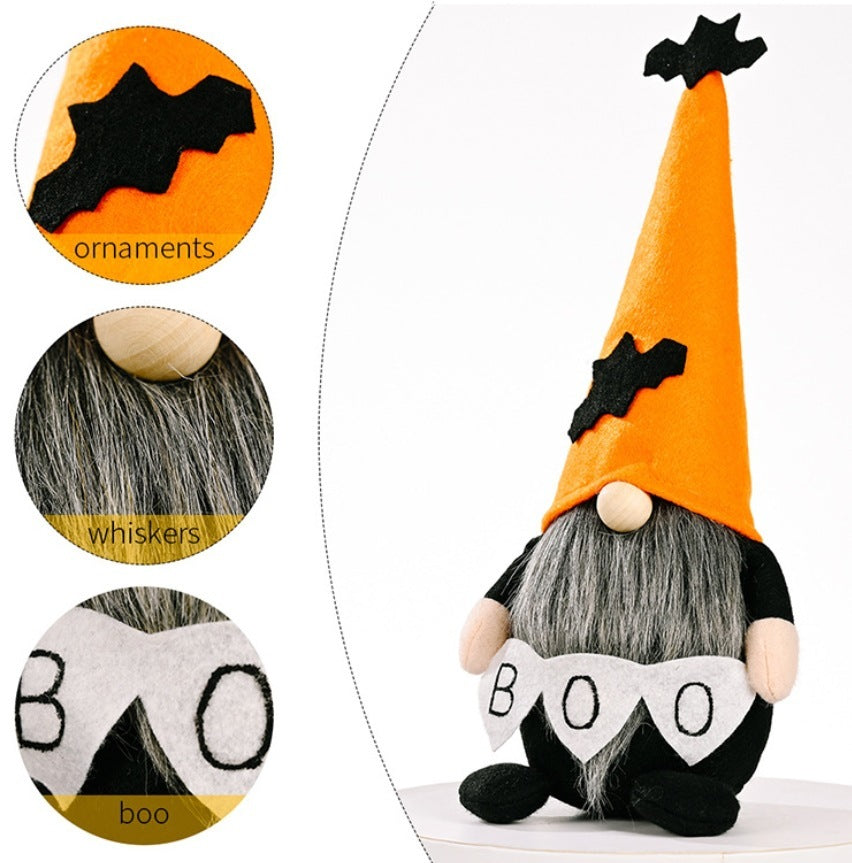 BOO Halloween Gnome Plush