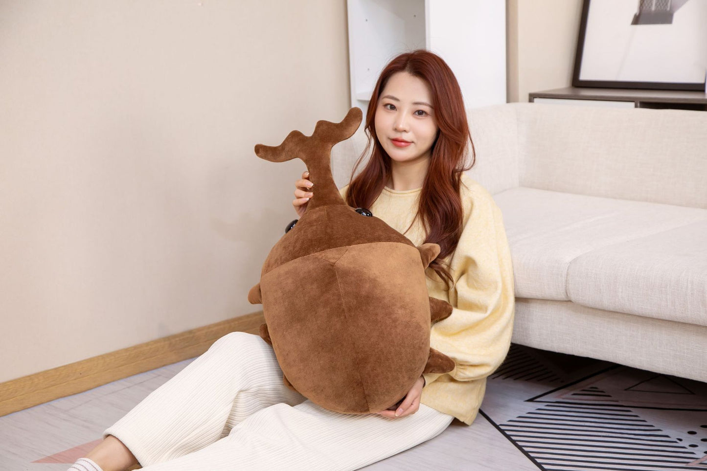 Insect Series Plush Toy Pillow Bug Japanese Rhinoceros Beetle Giraffe Shovel Large Doll