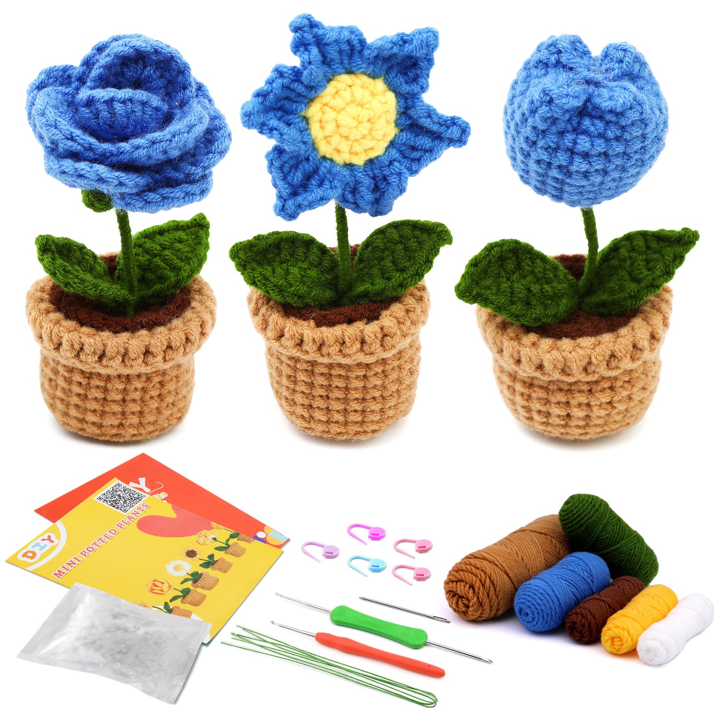 DIY Kit for Crochet Plants - fuzzzz