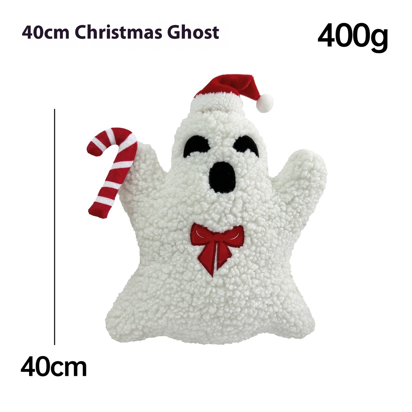 Cute Ghost Plush Pillow | Halloween Decor & Unique Gift
