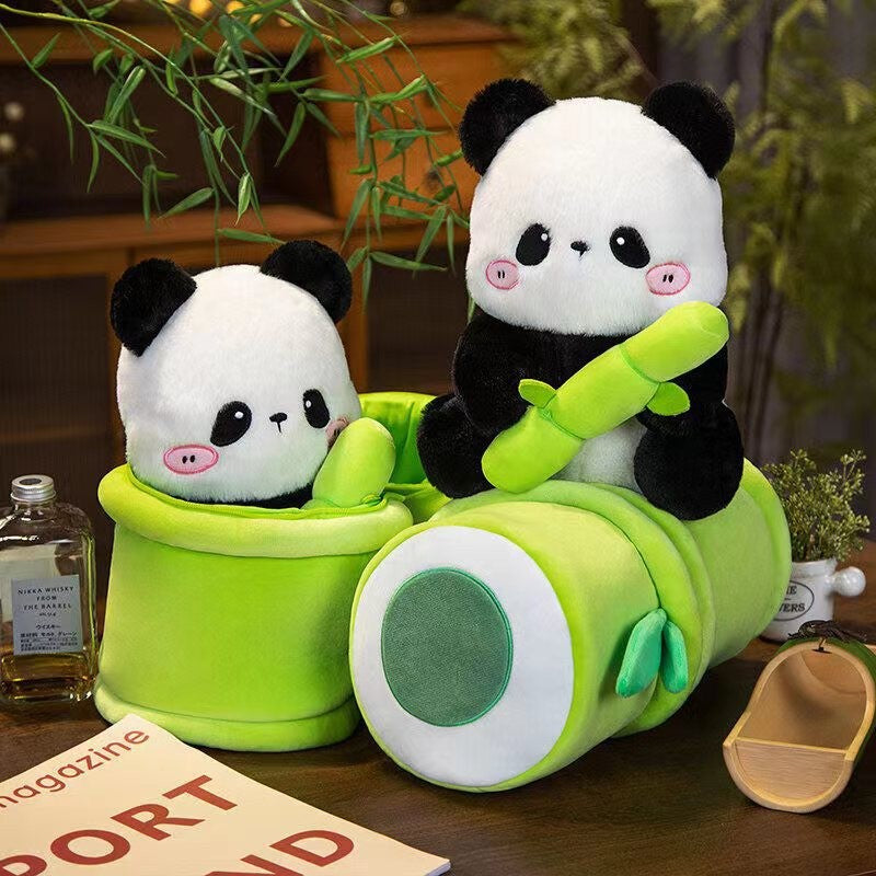 Panda bamboo bag - fuzzzz