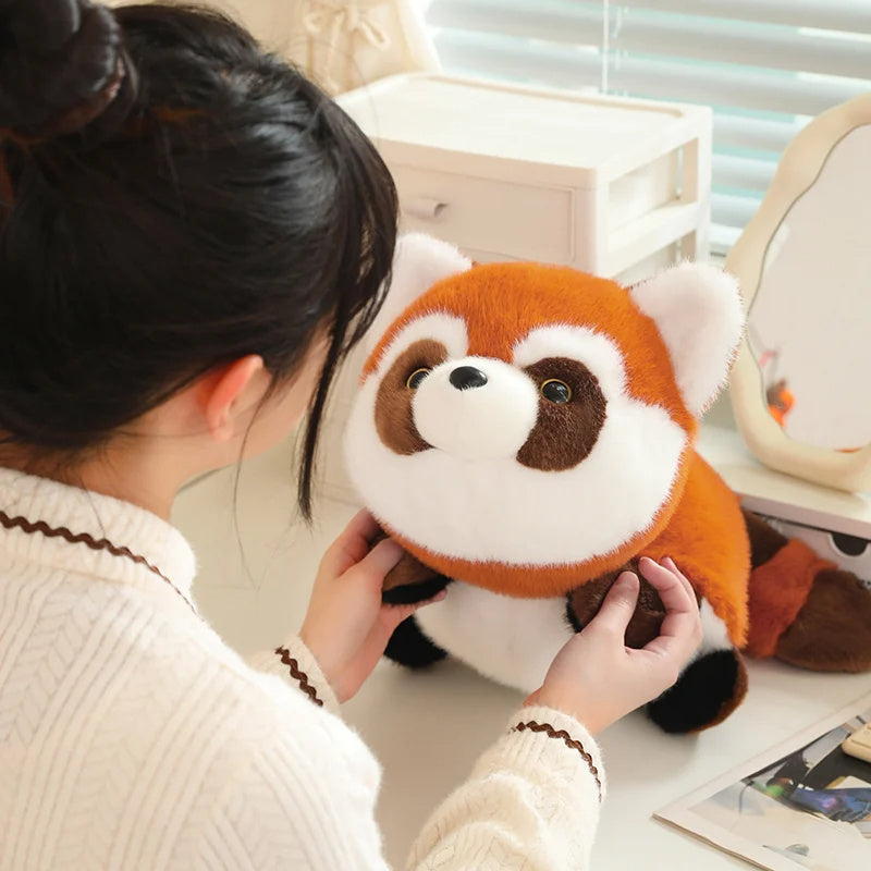 Transformable Panda Plush Toy-From a cute panda into a little red panda