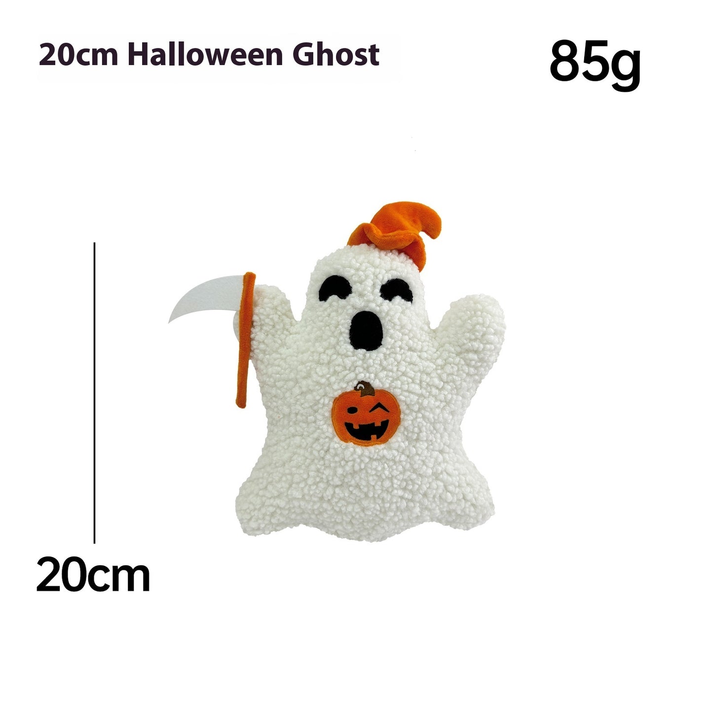 Cute Ghost Plush Pillow | Halloween Decor & Unique Gift