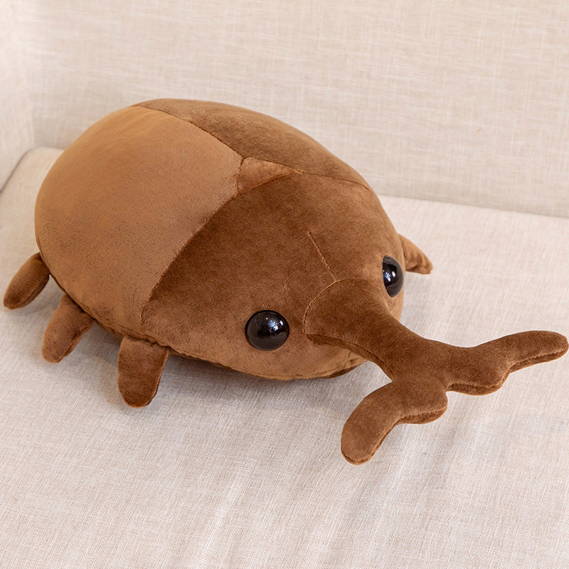 Insect Series Plush Toy Pillow Bug Japanese Rhinoceros Beetle Giraffe Shovel Large Doll