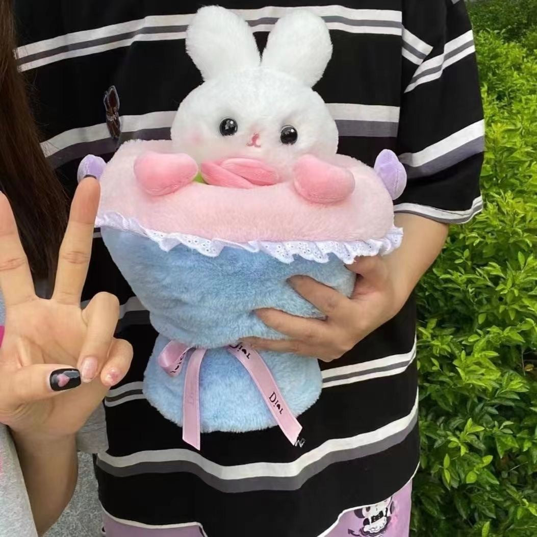 Rabbit Bouquet reversible Bunny Plush