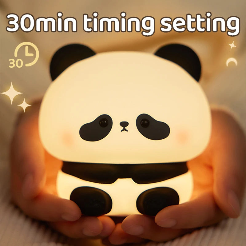 Panda Cute LED Silicone Night Light fuzzzz