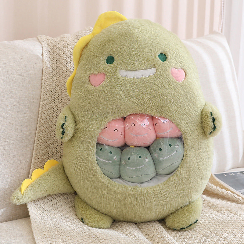 Surprise Belly Animal Plushies dinosaure