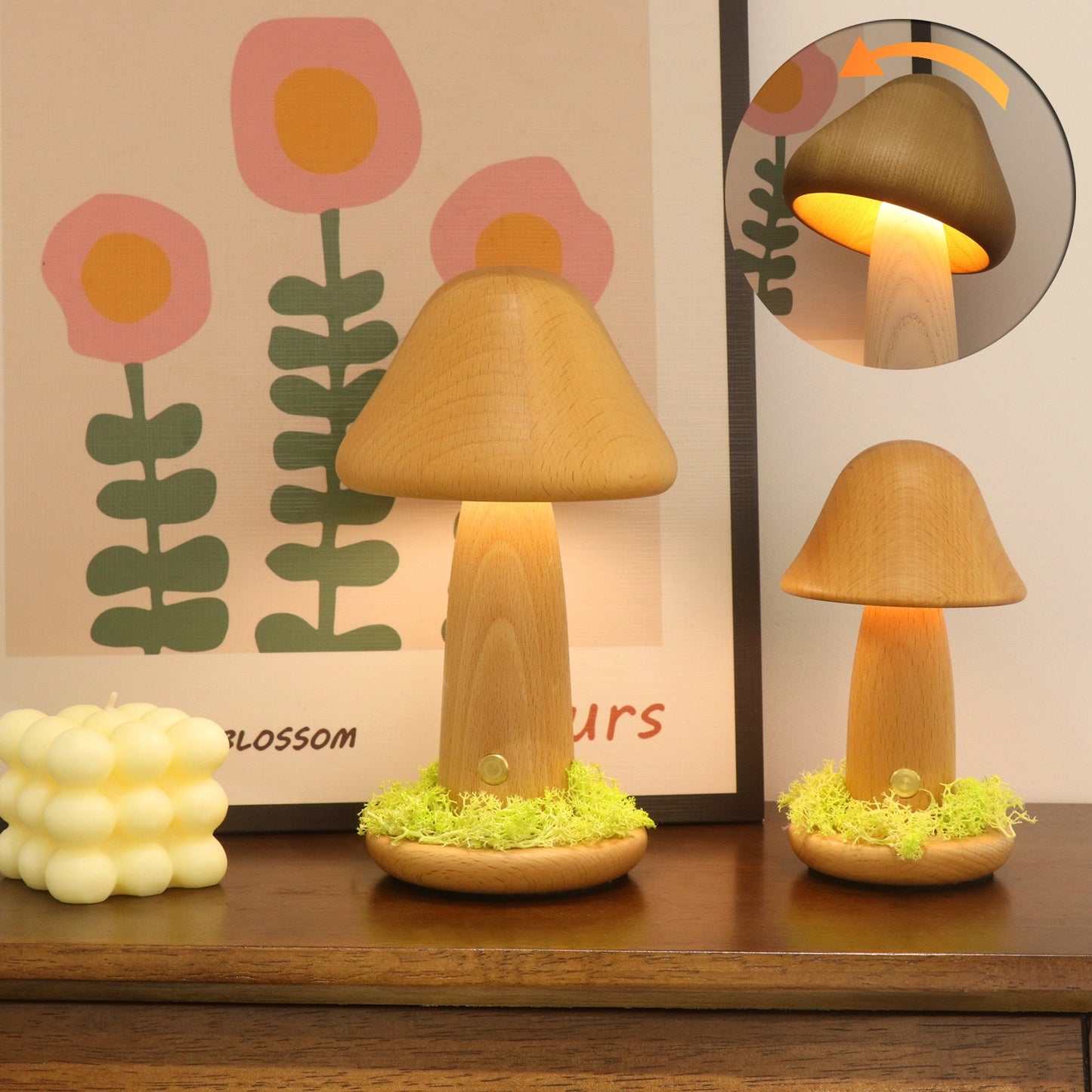 Mushroom Twist Night Light - Perfect Gift Idea