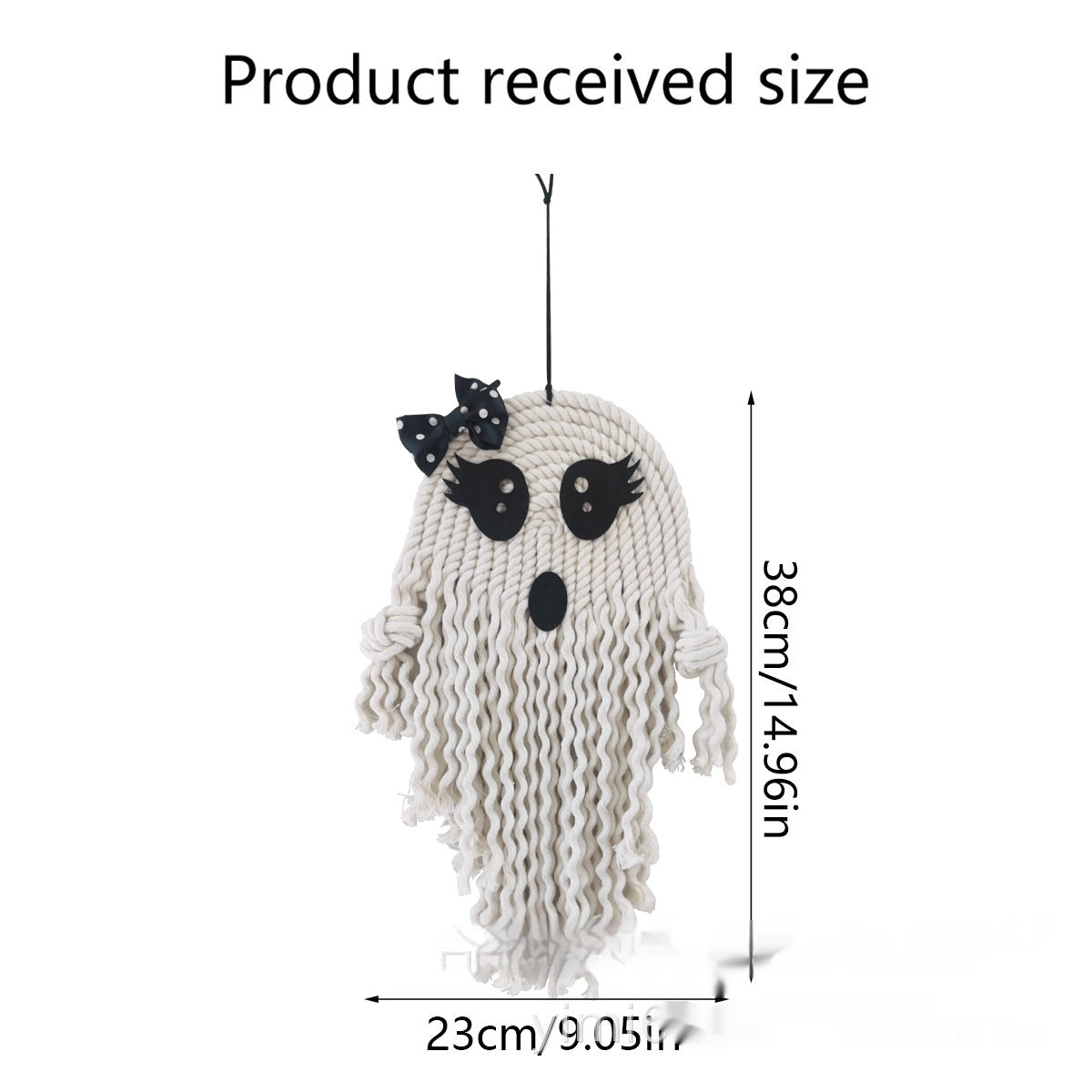 Cute White Ghost Pendant | Unique Halloween Decoration & Gift