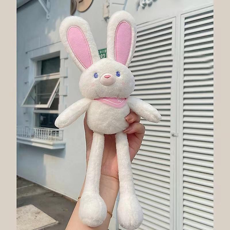 Rabbit with Retractable Ears and Legs Magical Bunny Plush