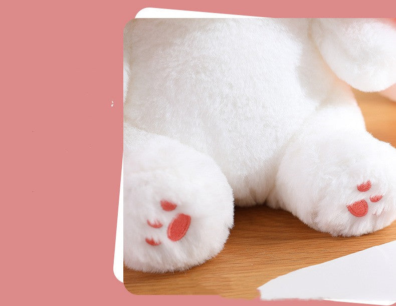 strawberry bunny transformed into little rabbit fruit doll plush toy