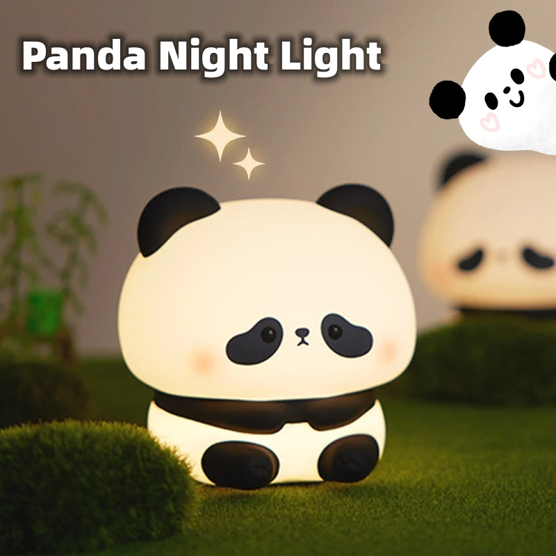 Panda Cute LED Silicone Night Light fuzzzz