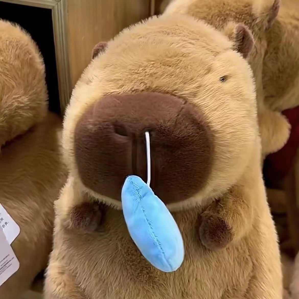 Interactive Capybara Plush Toy with Runny Nose | Cute Gift Idea