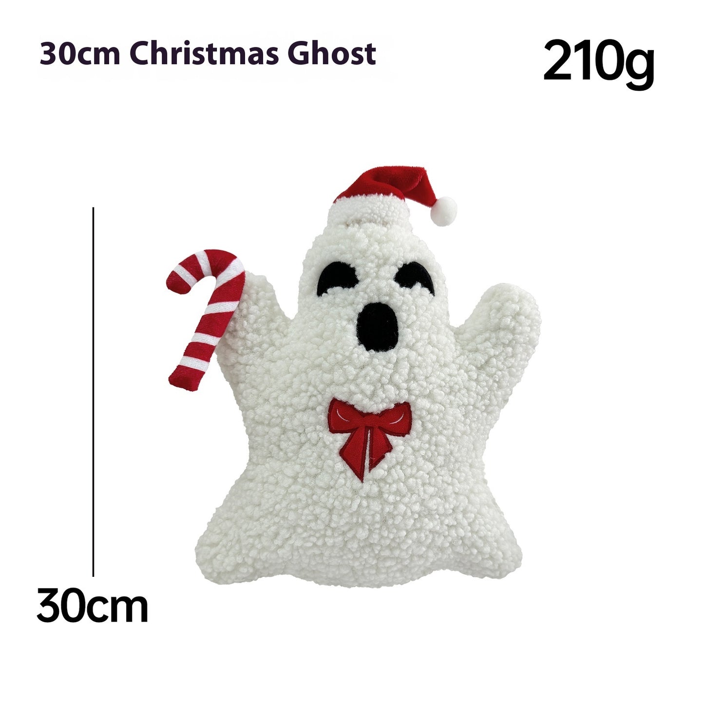 Cute Ghost Plush Pillow | Halloween Decor & Unique Gift