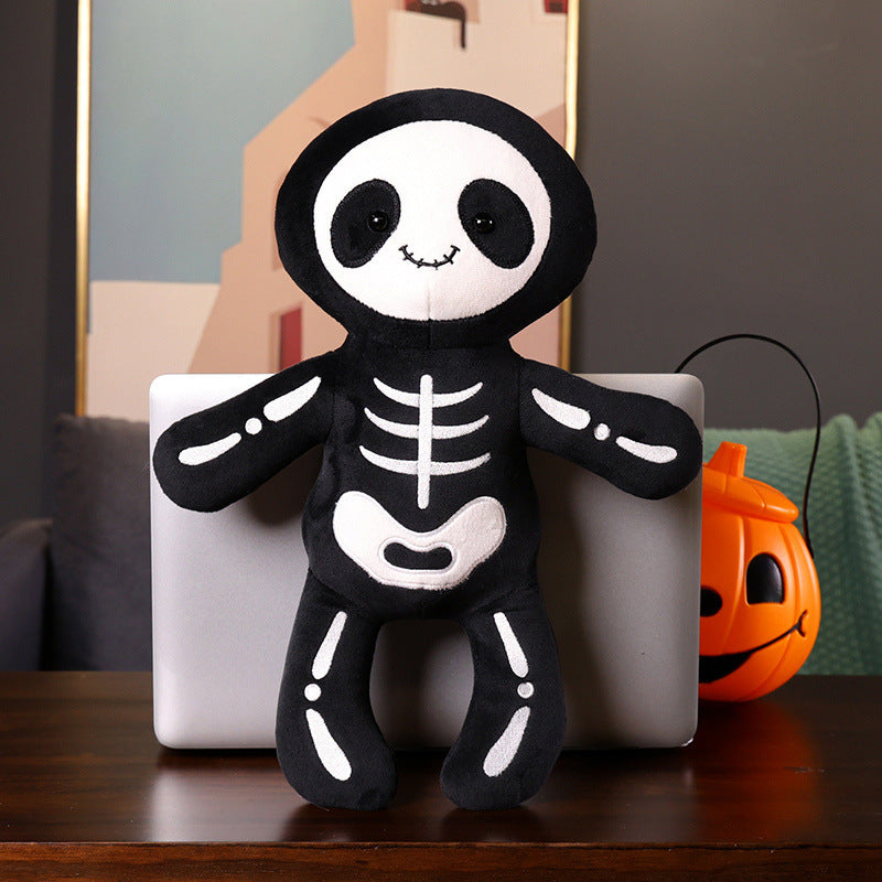 Cute Skull Pillow Plush Toy | Unique Halloween Decoration & Gift