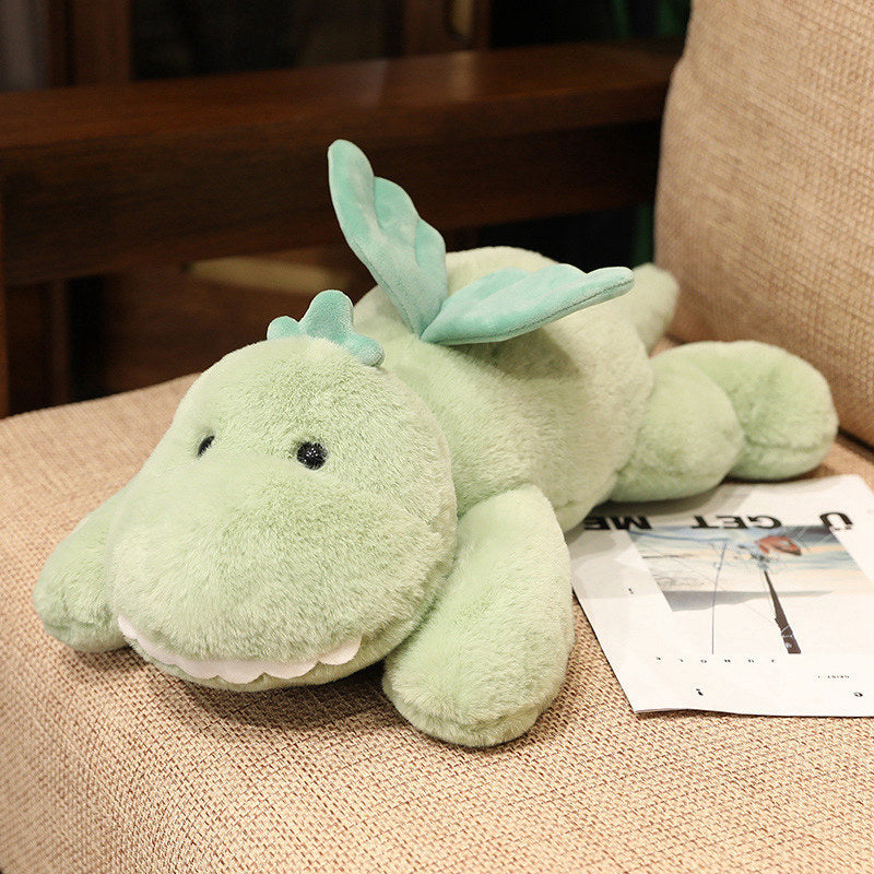 Huggable Dinosaur Plush Toy with Wings