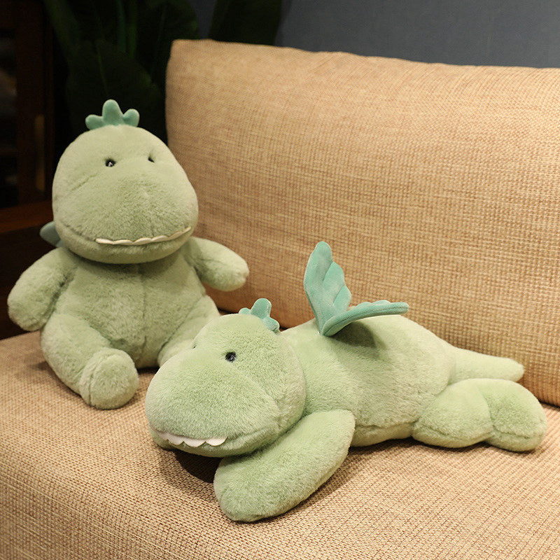 Huggable Dinosaur Plush Toy with Wings