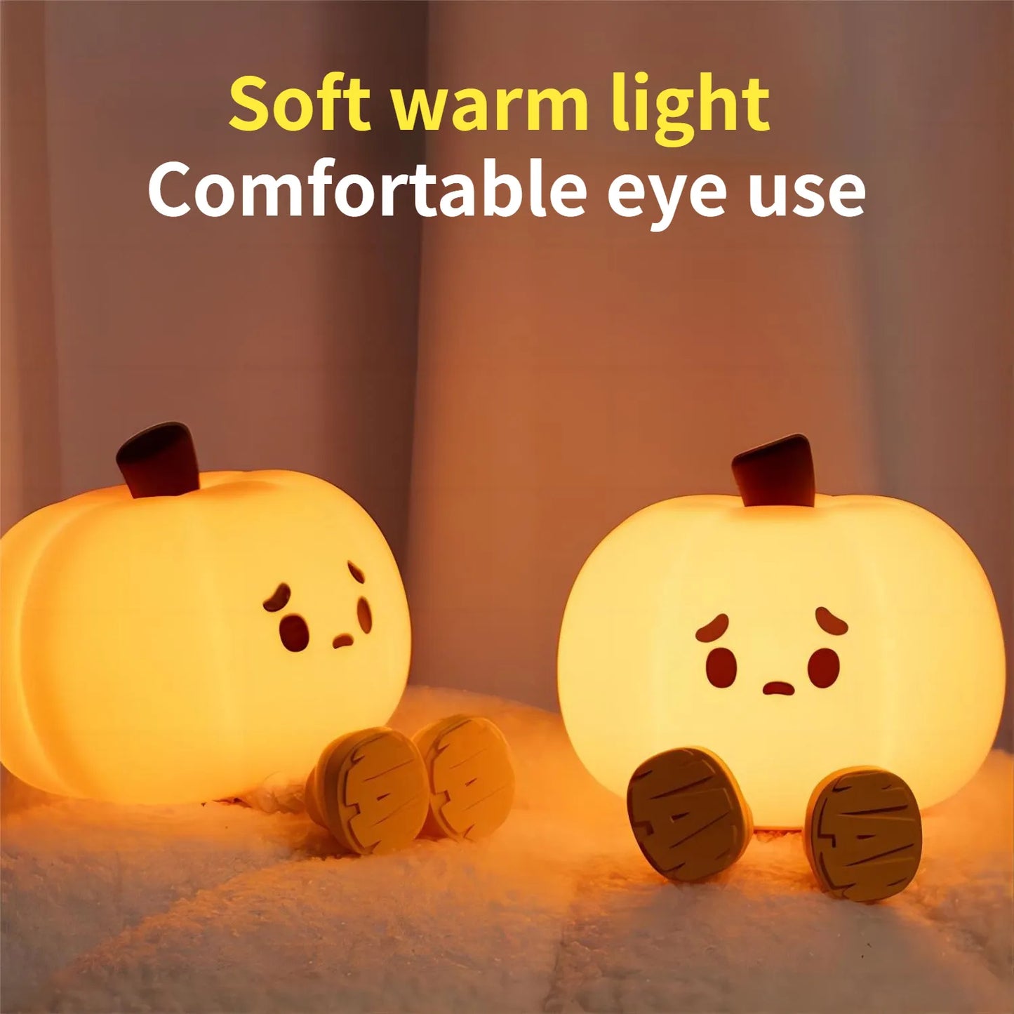 Pumpkin Sprite Silicone Night Light