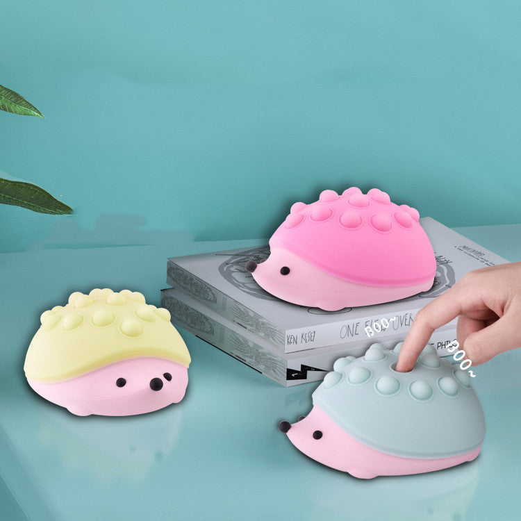 Squeeze Bubble Hedgehog Night Light - Perfect Gift Idea