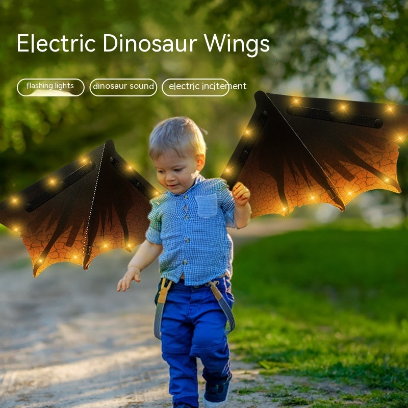 Ailes de dinosaure électrique effet sonore elfe Halloween