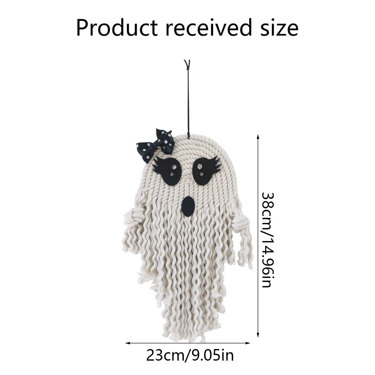 Cute White Ghost Pendant | Unique Halloween Decoration & Gift