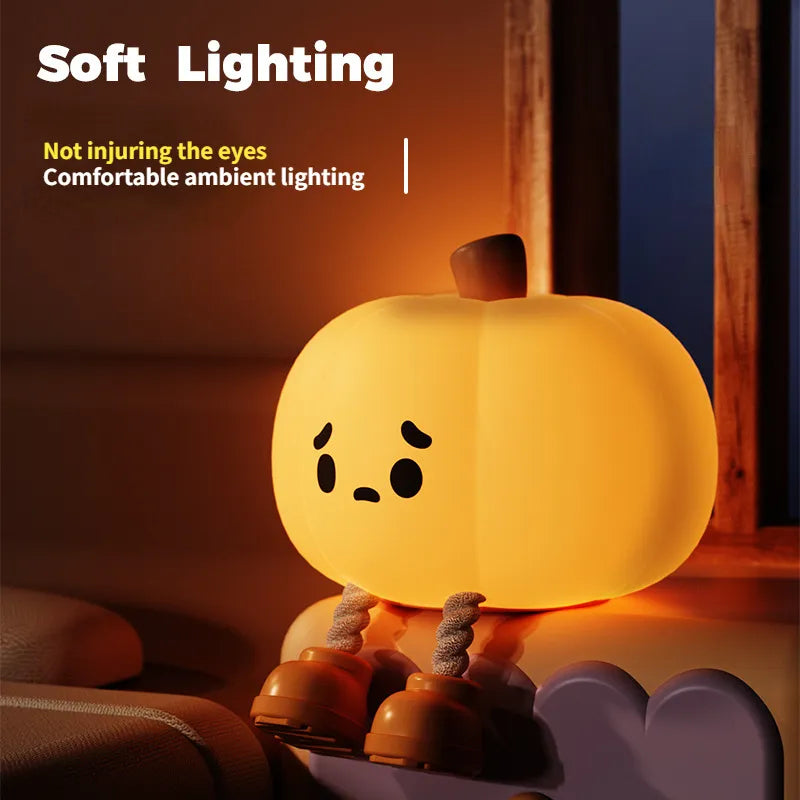 Pumpkin Sprite Silicone Night Light