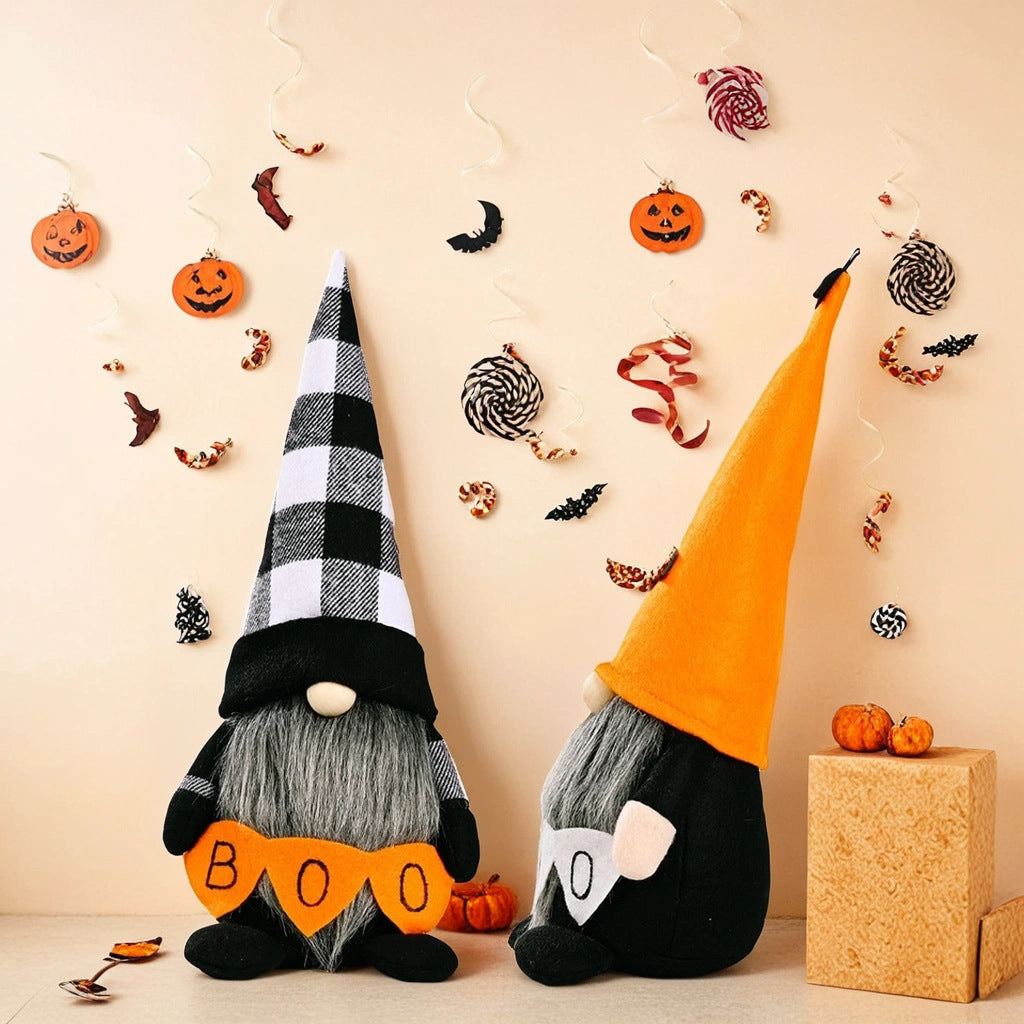 BOO Halloween Gnome Plush