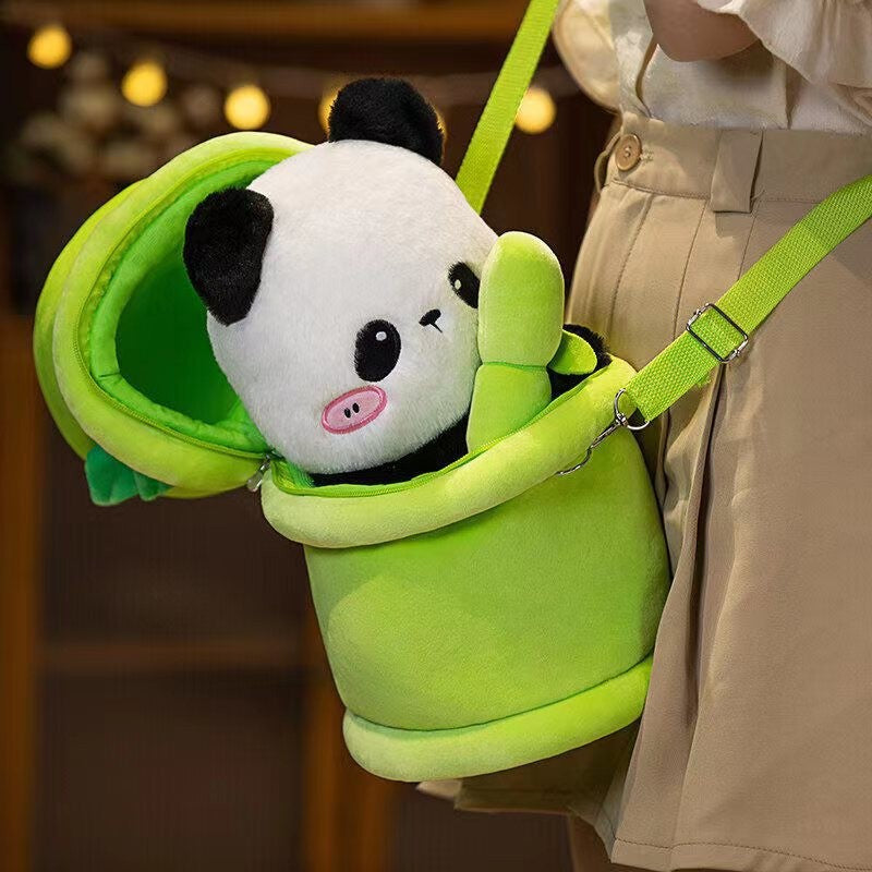 Bamboo Panda Crossbody Bag