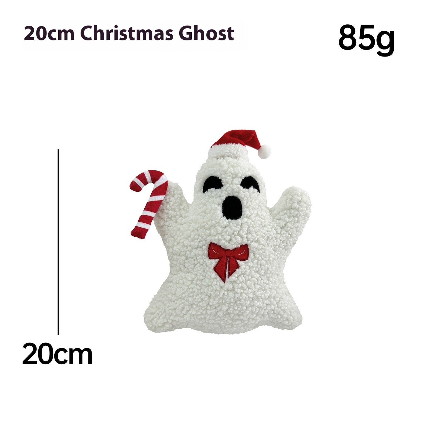 Cute Ghost Plush Pillow | Halloween Decor & Unique Gift
