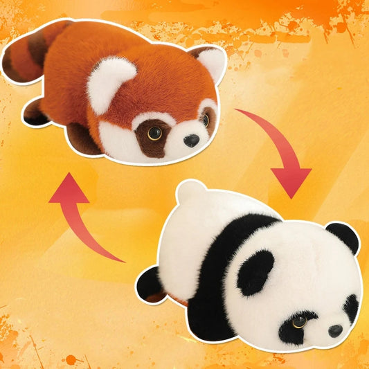 Transformable Panda Plush Toy