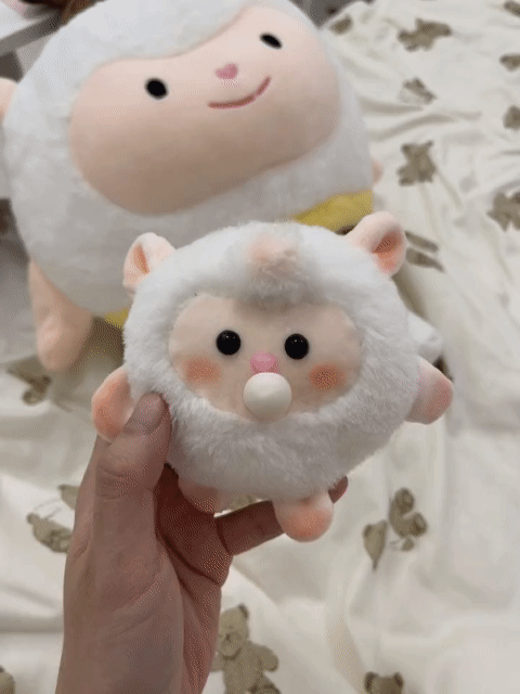 Bubble-Blowing Sheep plush Toy - Fun and Unique Gift