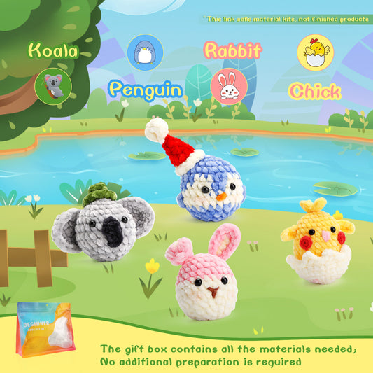 DIY Crochet and Weaving Materials Pack - fuzzzz