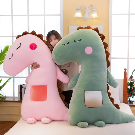 Oversized Huggable Dinosaur Pillow
