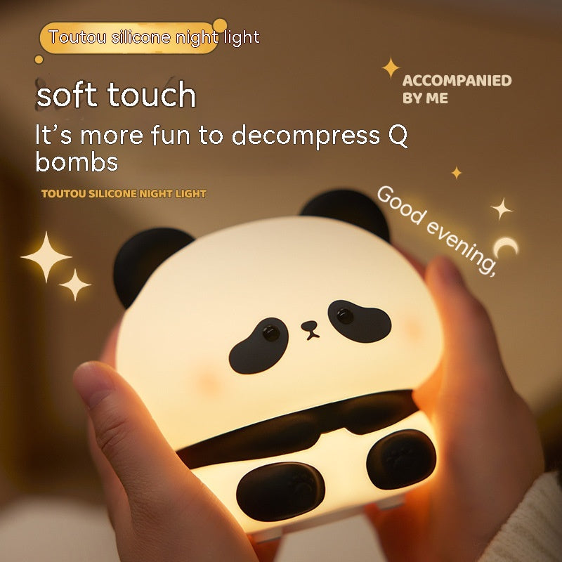 Panda Cute LED Silicone Night Light fuzzzz
