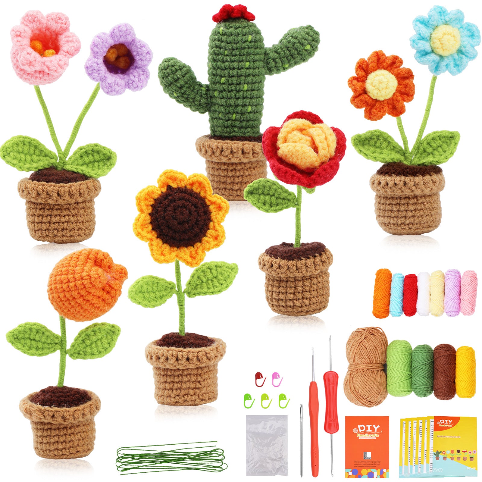 DIY Kit for Crochet Plants - fuzzzz