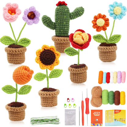 DIY Kit for Crochet Plants - fuzzzz