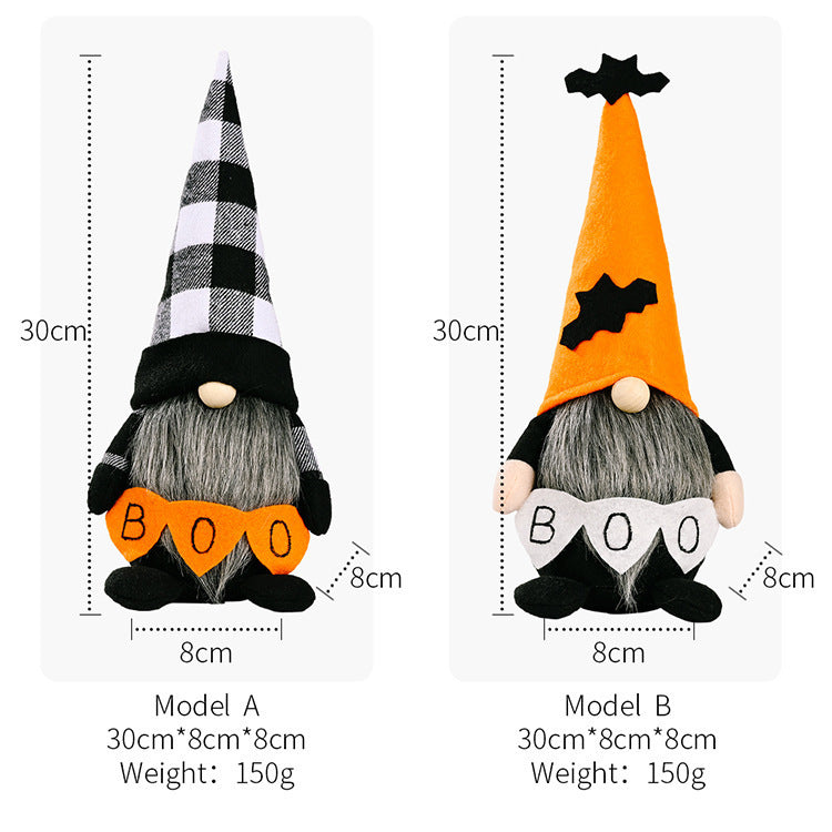 BOO Halloween Gnome Plush