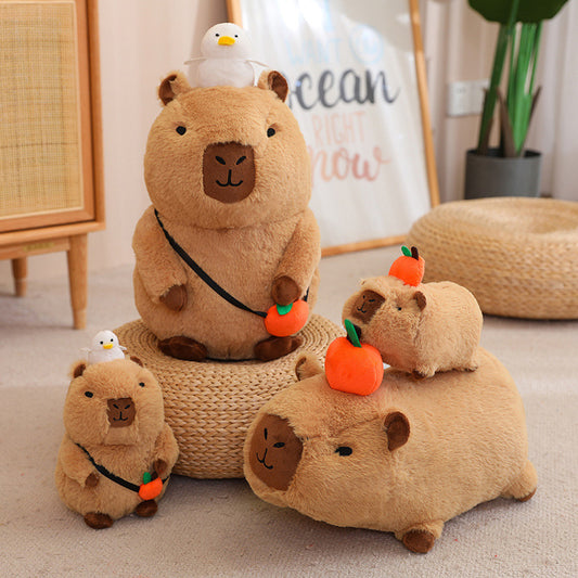 Adorable Capybara Plush Toys - Lucky Orange Included | Exclusive Designs
