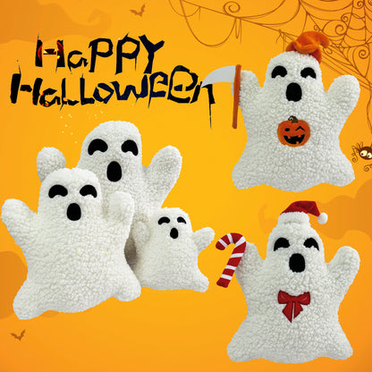 Cute Ghost Plush Pillow | Halloween Decor & Unique Gift