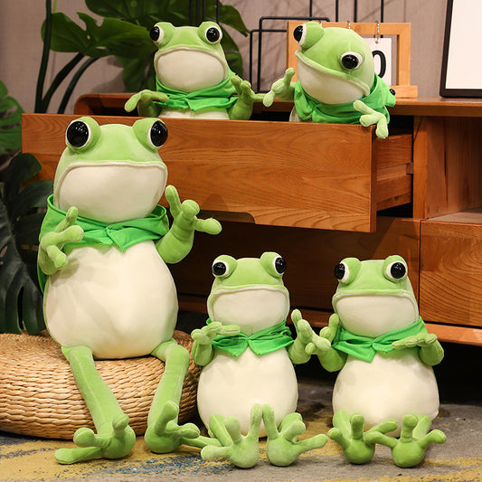 Unique Hugging Frog Plush Pillow - Adorable Gift for All Ages
