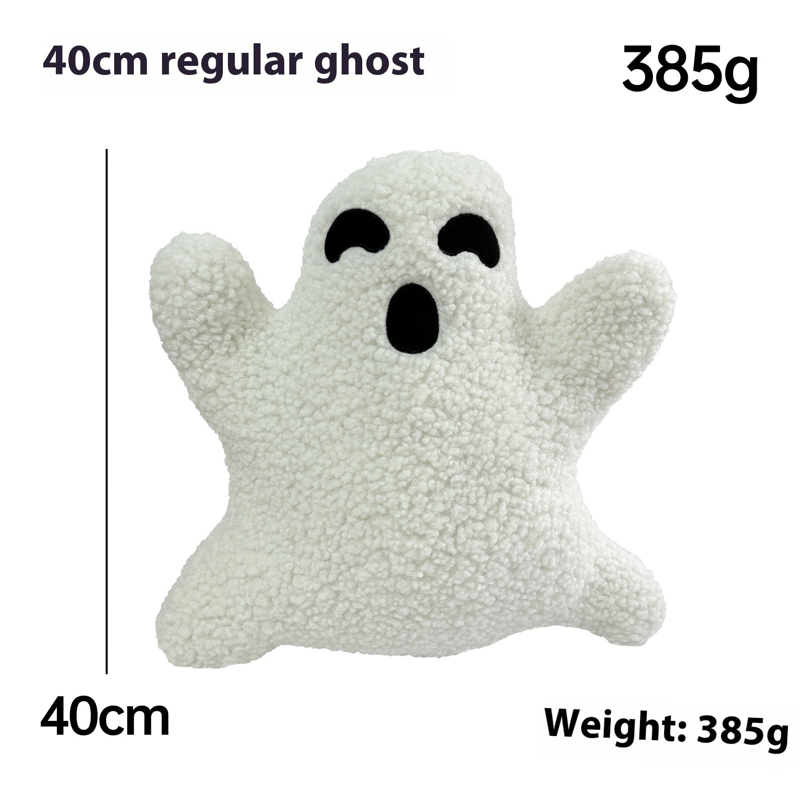 Cute Ghost Plush Pillow | Halloween Decor & Unique Gift