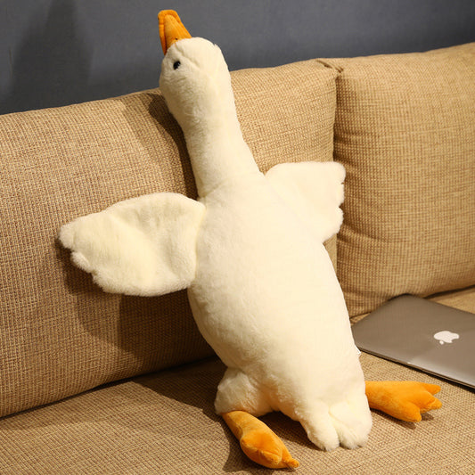 Plush Pillow  Giant White Goose 