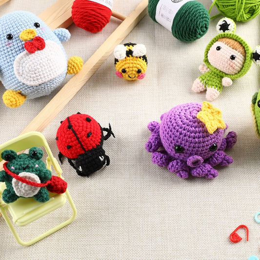 Adorable DIY Crochet Animal Kit - Perfect Gift Idea