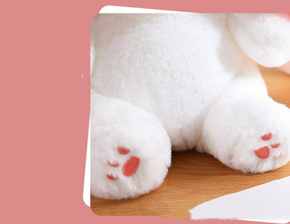 strawberry bunny transformed into little rabbit fruit doll plush toy