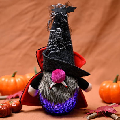 Vampire Evil Gnome Plush | Unique Halloween Decoration & Gift