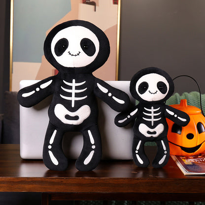 Cute Skull Pillow Plush Toy | Unique Halloween Decoration & Gift